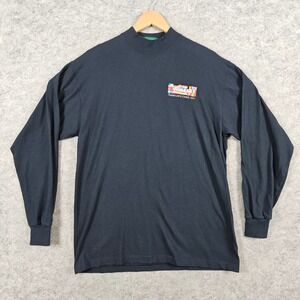 Outer‎ Banks Men's Europe Transatlantic Council Black Mock Neck Shirt Size M BSA